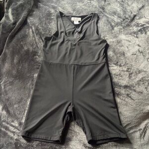 Black Sleeveless Romper